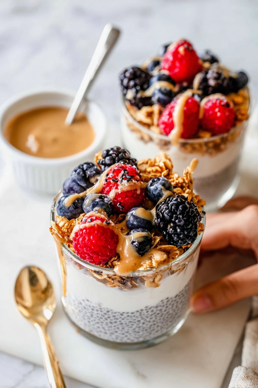 Protein Chia Pudding - Serving Suggestion